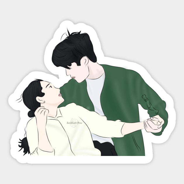 Hometown Cha Cha Cha Korean Drama Sticker by ArtRaft Pro